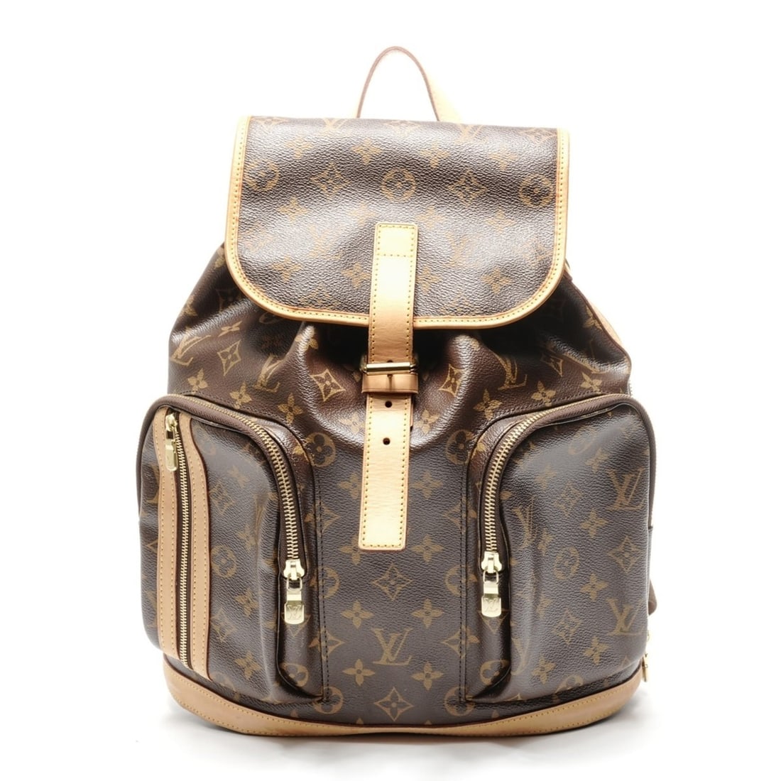 Louis Vuitton 2008 Monogram Sac ad Bosphor Backpack/Daypack Brown: --- Catalog ---Category: SizeSize (HxWxD): 38cm x 31cm x 11cm / 14.96'' x 12.2'' x 4.33''Category: DesignType: BackpackColor: Brown, MonogramGender: WomenMaterial: Monogram Category: GeneralBrand: Lou