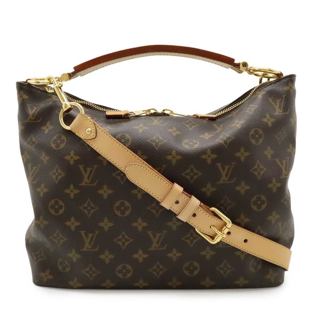 LOUIS VUITTON Monogram Sully PM Shoulder Bag M40586: --- Catalog ---Category: SizeSize (HxWxD): 25.5cm x 31cm x 11cm / 10.03'' x 12.2'' x 4.33''Strap Length: 100cm / 39.36''Category: DesignType: Shoulder bagColor: BrownGender: WomenMaterial: Monogram Ca