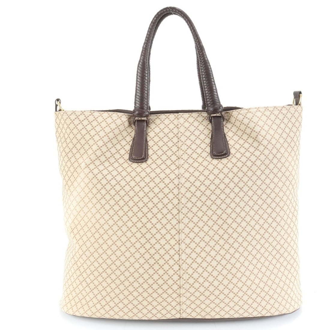 Gucci Diamante 142487 Leather Tote Bag, Brown, Travel, Men's: --- Catalog ---Category: SizeSize (HxWxD): 46cm x 54cm x 23cm / 18.11'' x 21.25'' x 9.05''Strap Length: 54cm / 21.25''Category: DesignType: Tote bagColor: BrownGender: MenMaterial: Leather , Canvas