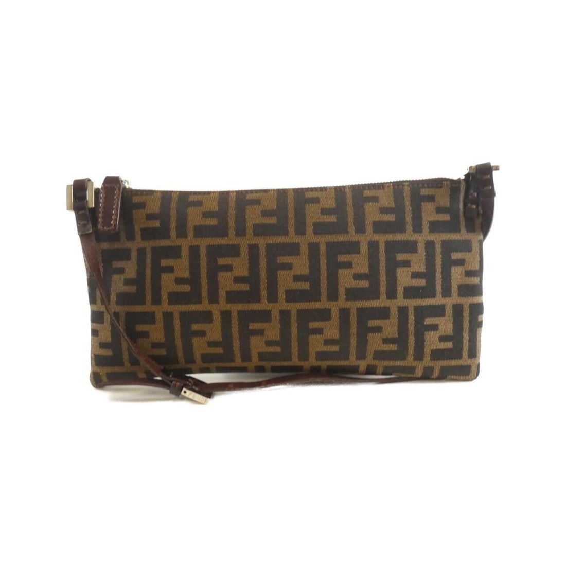 Fendi 16330 Shoulder Bag: --- Catalog ---Category: SizeSize (HxWxD): 14cm x 28cm x 2cm / 5.51'' x 11.02'' x 0.78''Category: DesignType: Shoulder bagColor: BrownGender: WomenMaterial: Canvas Hardware Color: SilverCategory: Gene
