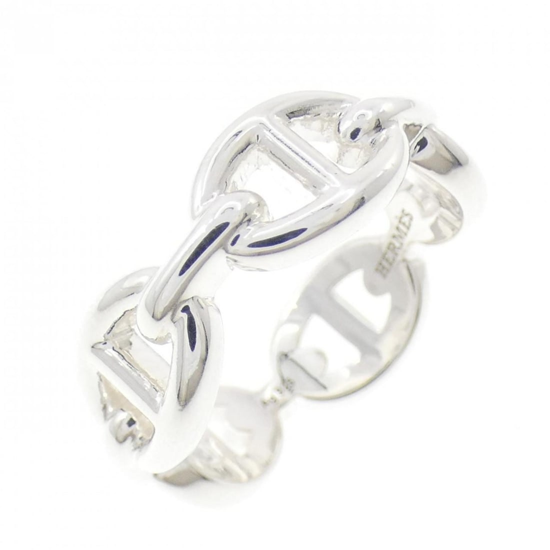 Hermes Chaine d'Ancre Enchaine Ring: --- Catalog ---Category: SizeUS Size: 6.5Brand Size: 53Category: DesignType: Band ringGender: WomenMaterial: Silver 925Category: GeneralMPN: H109507BBrand: Hermes--- Item List ---Section: ConditionRan