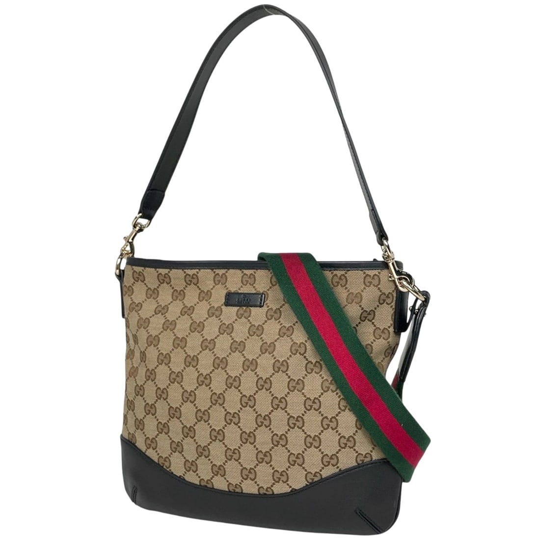 Gucci GG Pattern Shoulder Bag, 2-Way, One-Shoulder, Sherry Line, Web, Canvas, Brown, 388927, Women's: --- Catalog ---Category: SizeSize (HxWxD): 26cm x 30cm x 5cm / 10.23'' x 11.81'' x 1.96''Category: DesignType: Shoulder bagColor: BrownGender: WomenMaterial: GG canvas , Leather Category: GeneralLine: