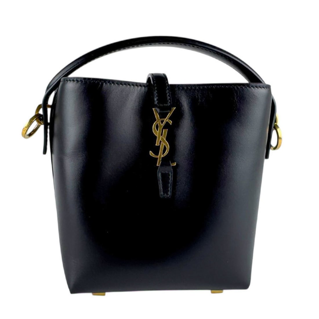 Saint Laurent Le 37 Mini Bucket Bag in Black Leather, Women's, 765870 z8141: --- Catalog ---Category: SizeSize (HxWxD): 15cm x 14cm x 8cm / 5.9'' x 5.51'' x 3.14''Category: DesignType: Shoulder bagColor: BlackGender: WomenMaterial: Leather Category: GeneralMPN: 765870Brand: Sa