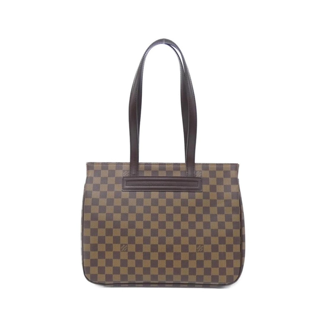 Louis Vuitton Damier Parioli PM N51123 Handbag: --- Catalog ---Category: SizeSize (HxWxD): 27cm x 35cm x 11cm / 10.62'' x 13.77'' x 4.33''Category: DesignType: HandbagColor: Damier Canvas, EbeneGender: Women,MenMaterial: Coated canvas , Leather Cat