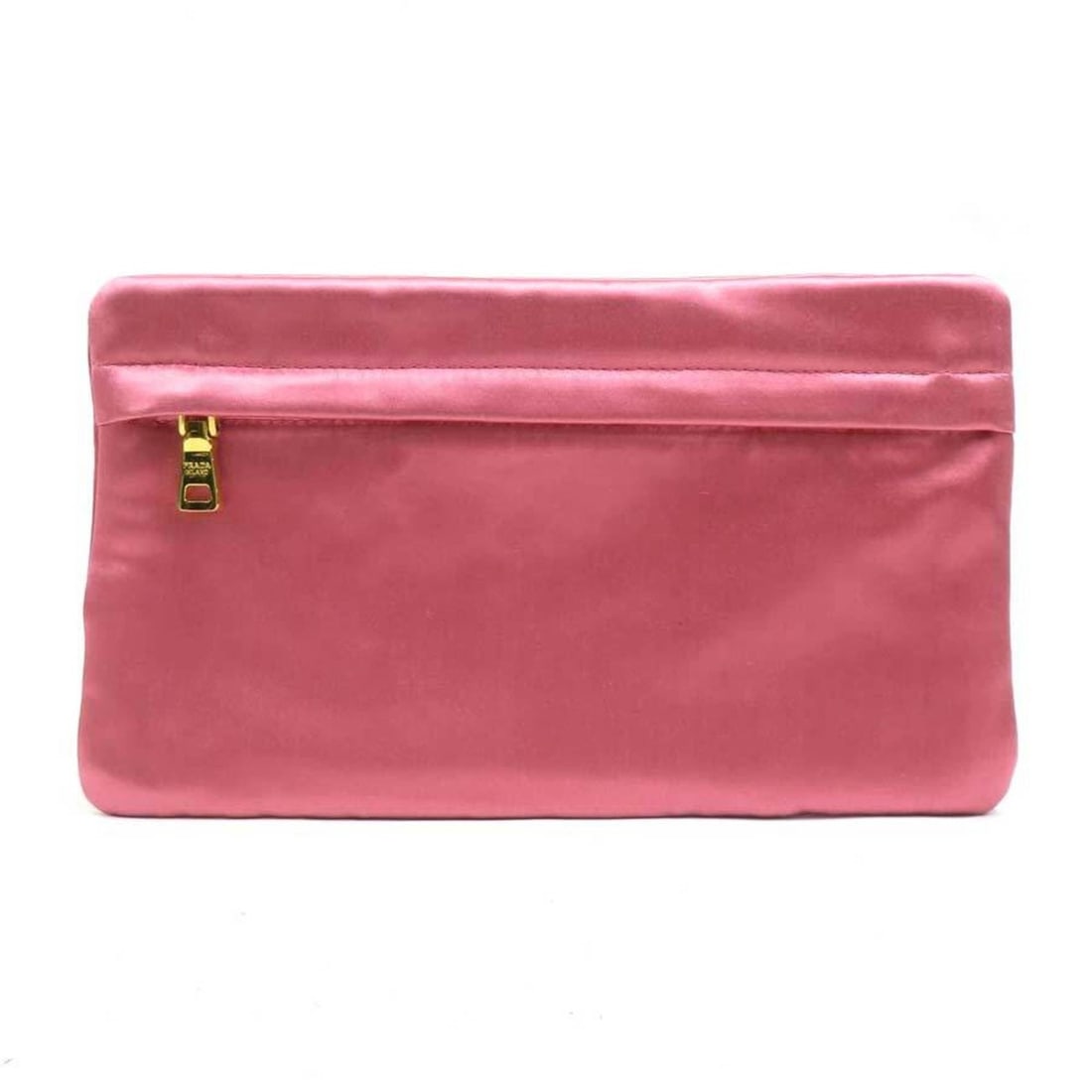 Prada Satin Pink Pouch for Women, 1N1774 h31774a: --- Catalog ---Category: SizeSize (HxWxD): 13.5cm x 23cm / 5.31'' x 9.05''Category: DesignType: PouchColor: PinkGender: WomenMaterial: Satin Category: GeneralMPN: 1N1774Brand: Prada--- Item List ---Se