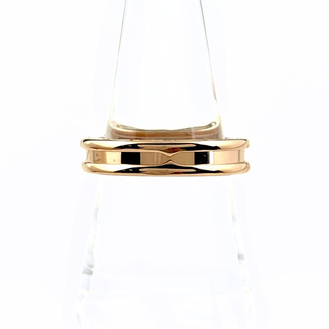 BVLGARI B.zero1 XS Ring in PG Pink Gold, 750, for Women: --- Catalog ---Category: SizeUS Size: 8.5Brand Size: 57Category: DesignType: Band ringGender: WomenMaterial: Pink gold (18K)Category: GeneralBrand: Bvlgari--- Item List ---Section: ConditionRanking: R