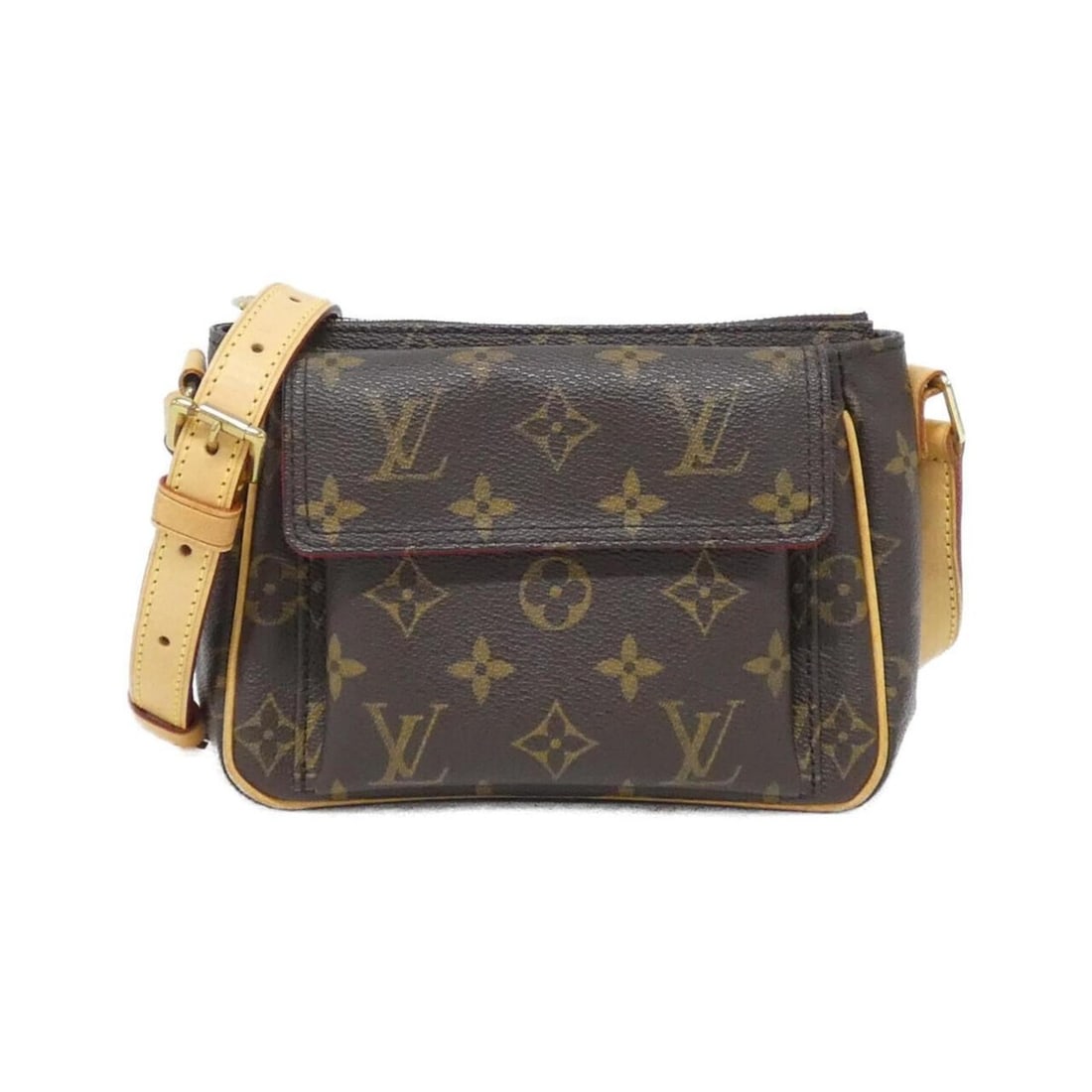 Louis Vuitton Monogram Viva Cite PM M51165 Shoulder Bag: --- Catalog ---Category: SizeSize (HxWxD): 13cm x 18cm x 9cm / 5.11'' x 7.08'' x 3.54''Category: DesignType: Shoulder bagColor: MarronGender: WomenMaterial: Coated canvas Hardware Color: GoldCategory:
