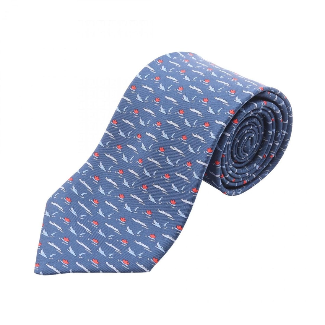 Salvatore Ferragamo silk necktie for men in blue and red: --- Catalog ---Category: SizeTotal Length: 147cm / 57.87''Category: DesignType: CravatColor: Blue, Red colorGender: MenMaterial: Silk Category: GeneralBrand: Salvatore Ferragamo--- Item List ---Sectio
