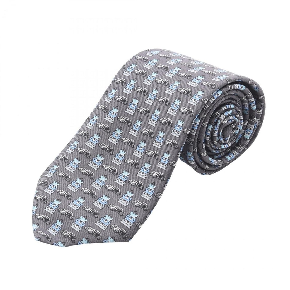 Louis Vuitton Cravate Globetrot Cars Silk Necktie for Men, Gray and Blue, M78557: --- Catalog ---Category: SizeTotal Length: 176cm / 69.29''Category: DesignType: CravatColor: Blue, GrayGender: MenMaterial: Silk Category: GeneralMPN: M78557Brand: Louis Vuitton--- Item List ---Sectio