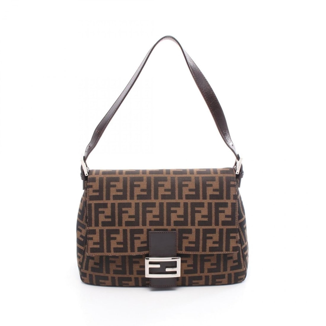 Fendi Mamma Bucket Shoulder Bag, Canvas and Leather, Women's, Brown, 26325: --- Catalog ---Category: SizeSize (HxWxD): 21cm x 29cm x 12cm / 8.26'' x 11.41'' x 4.72''Category: DesignType: Shoulder bagColor: BrownGender: WomenMaterial: Canvas , Leather Category: GeneralMPN: 263