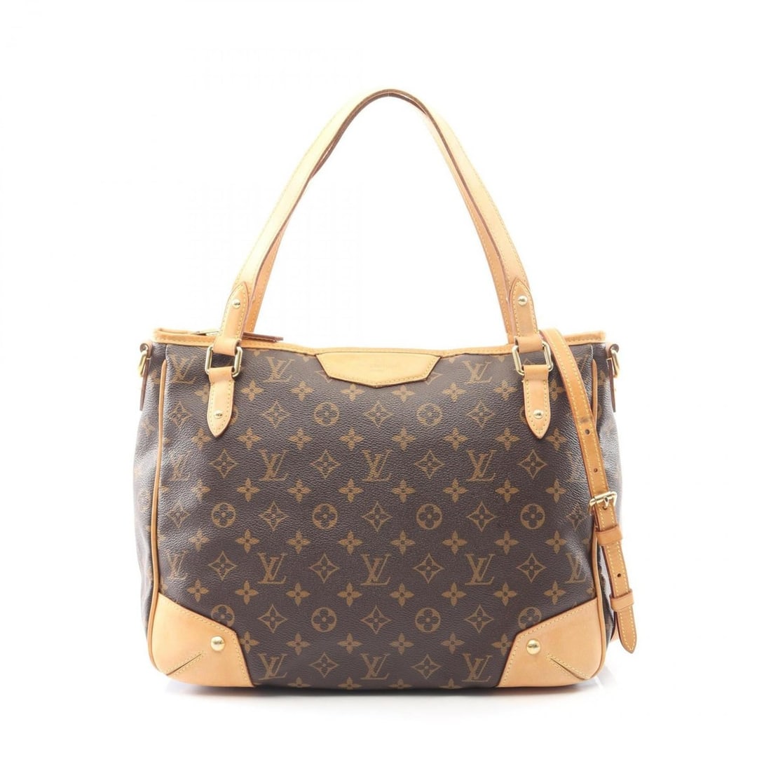 Louis Vuitton Estrella MM Tote Bag, Coated Canvas and Leather, Monogram, Women's, Brown, M41232: --- Catalog ---Category: SizeSize (HxWxD): 29cm x 38cm x 15cm / 11.41'' x 14.96'' x 5.9''Category: DesignType: Tote bagColor: Brown, MonogramGender: WomenMaterial: Coated canvas , Leather Category: Ge