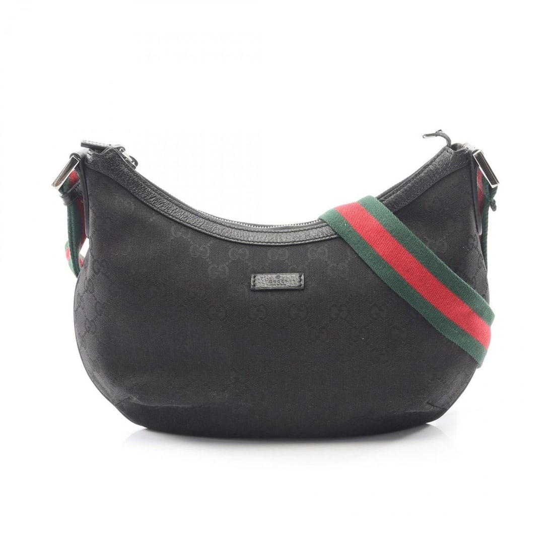 Gucci GG Canvas Sherry Line Shoulder Bag, and Leather, Women's, Black, 181092: --- Catalog ---Category: SizeSize (HxWxD): 22cm x 31cm x 10cm / 8.66'' x 12.2'' x 3.93''Category: DesignType: Shoulder bagColor: BlackGender: WomenMaterial: GG canvas , Leather Category: GeneralMPN: 1