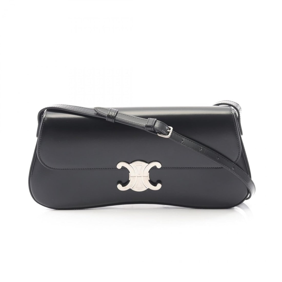 Celine Medium Lola Triomphe Shoulder Bag, Leather, Women's, Black, 115533BF4.38SI: --- Catalog ---Category: SizeSize (HxWxD): 13cm x 28cm x 5cm / 5.11'' x 11.02'' x 1.96''Category: DesignType: Shoulder bagColor: BlackGender: WomenMaterial: Leather Category: GeneralMPN: 115533BF4.38S