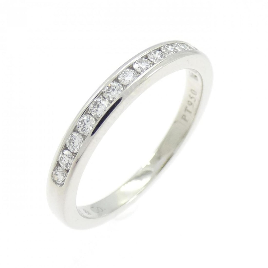 Tiffany wedding band ring: --- Catalog ---Category: SizeJP Size: 7.5US Size: 4Category: DesignType: Band ringStone: DiamondGender: WomenMaterial: Platinum 950Category: GeneralBrand: Tiffany--- Item List ---Section: ConditionRan