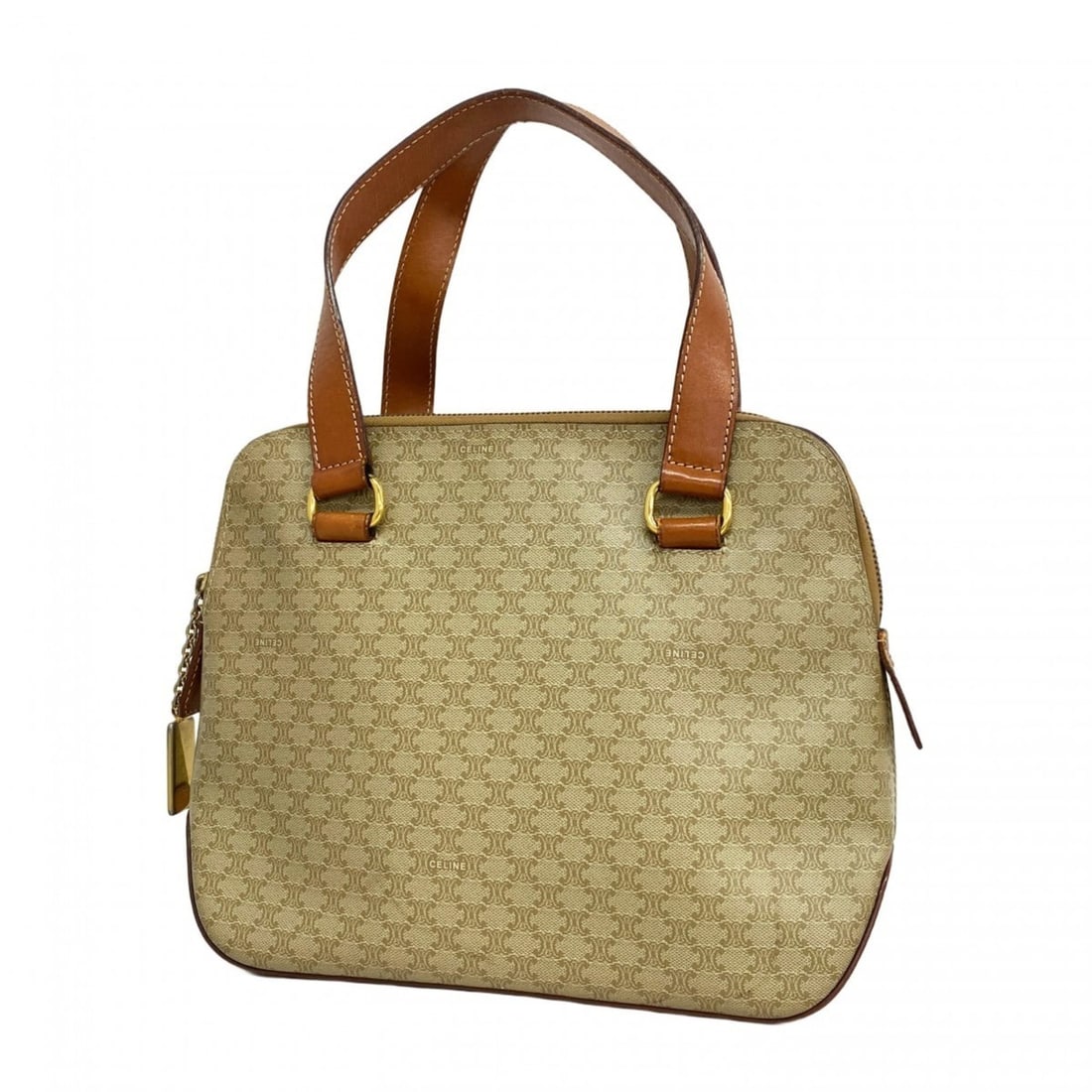 Celine handbag Macadam brown women's: --- Catalog ---Category: SizeSize (HxWxD): 22.5cm x 24cm x 9.5cm / 8.85'' x 9.44'' x 3.74''Category: DesignType: HandbagColor: BrownGender: WomenMaterial: PVC Hardware Color: GoldCategory: GeneralBran