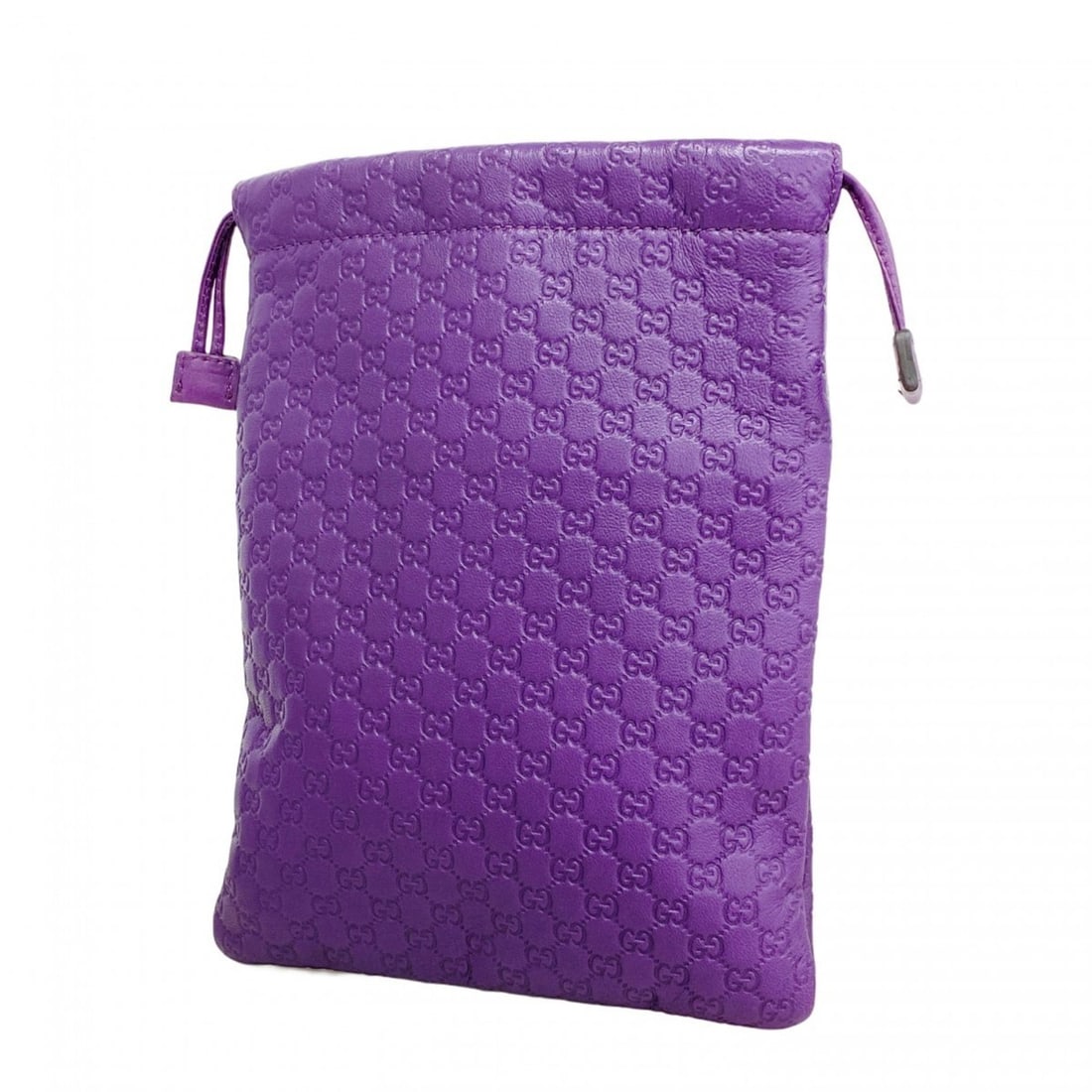 Gucci Bag/Pouch Guccissima 281983 Leather Purple Women's: --- Catalog ---Category: SizeSize (HxWxD): 21cm x 16cm x 2cm / 8.26'' x 6.29'' x 0.78''Category: DesignType: PouchColor: PurpleGender: WomenMaterial: Leather Category: GeneralMPN: 281983Brand: Gucci--