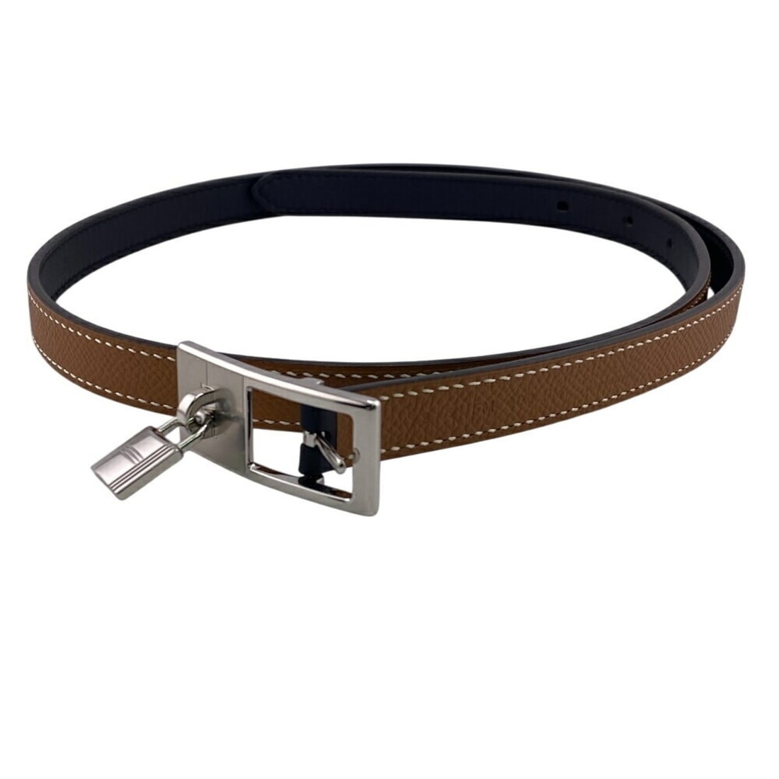 HERMES Lucky 15 Reversible Belt, Black, Women's, Z0014728: --- Catalog ---Category: SizeWidth: 1.5cm / 0.59''Length: 73.5cm - 78.5cm / 28.93'' - 30.9''Category: DesignType: Standard beltColor: BlackGender: WomenMaterial (Strap): Leather Category: GeneralBrand