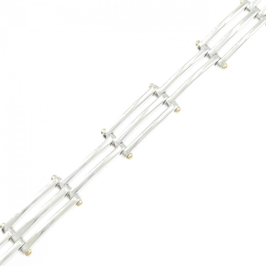 Tiffany 925 750YG bracelet: --- Catalog ---Category: SizeLength: 20.5cm / 8.07''Category: DesignType: Charm braceletColor: Silver, Yellow goldGender: WomenMaterial: Silver 925, Yellow gold (18K)Category: GeneralBrand: Tiffany---