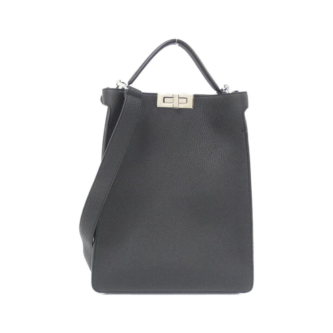 Fendi Peekaboo X-Lite Small Shoulder Bag 7VA611 AH8Z: --- Catalog ---Category: SizeSize (HxWxD): 34cm x 27cm x 9cm / 13.38'' x 10.62'' x 3.54''Category: DesignType: Shoulder bagColor: BlackGender: WomenMaterial: Leather Leather/Fur Type: CalfskinCategory