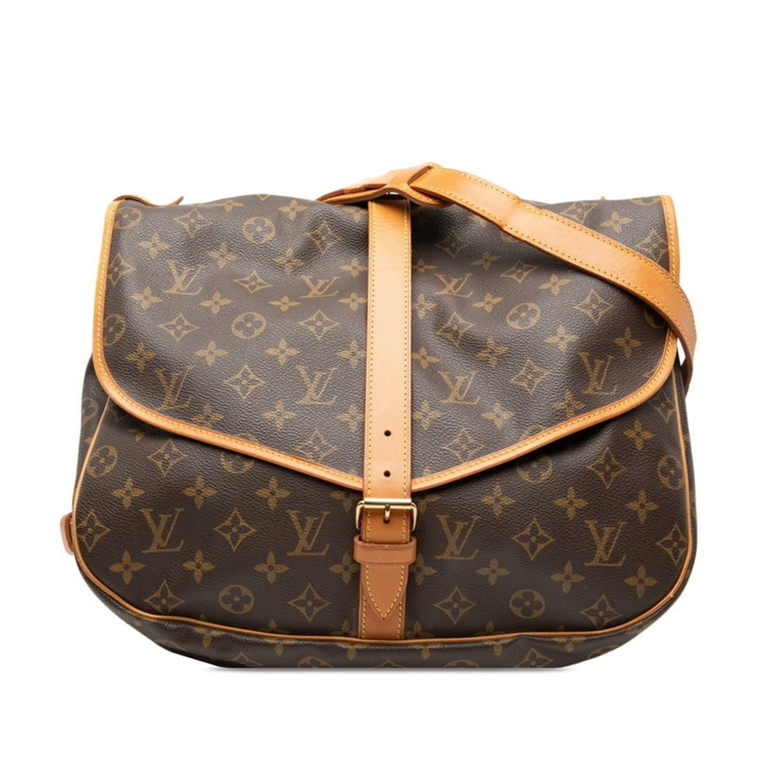 Louis Vuitton Monogram Saumur 35 Crossbody Shoulder Bag M42254 Brown Leather Women's LOUIS VUITTON: --- Catalog ---Category: SizeSize (HxWxD): 28cm x 31cm x 24cm / 11.02'' x 12.2'' x 9.44''Category: DesignType: Shoulder bagColor: BrownGender: WomenMaterial: PVC , Leather Category: GeneralMPN: M42254