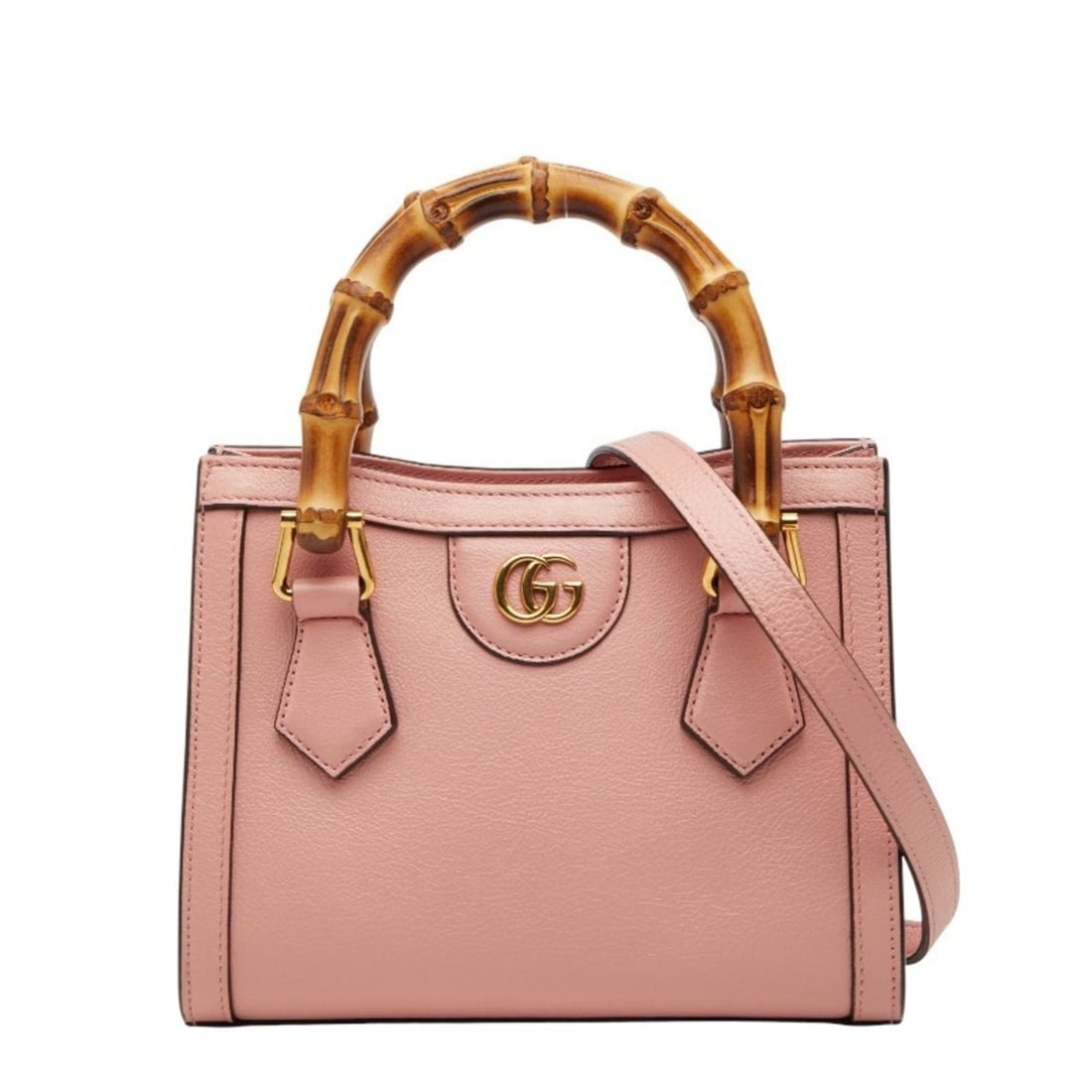 Gucci Bamboo Diana Handbag/Shoulder Bag 2WAY 655661 Pink Leather Women's GUCCI: --- Catalog ---Category: SizeSize (HxWxD): 15.5cm x 20cm x 9cm / 6.1'' x 7.87'' x 3.54''Category: DesignType: Handbag, Shoulder bagColor: PinkGender: WomenMaterial: Leather Category: GeneralMPN: 65566