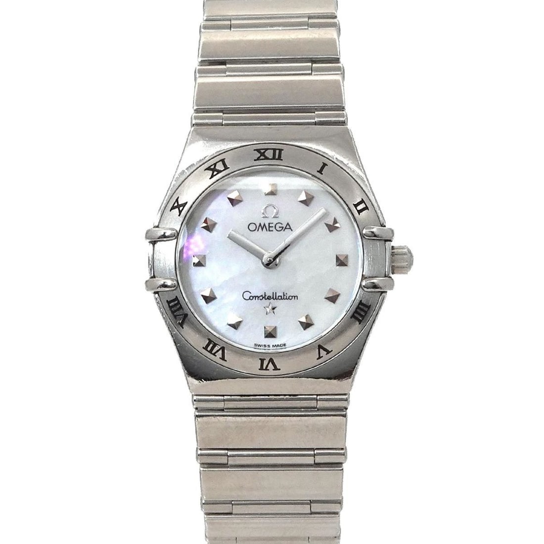 OMEGA Constellation My Choice 1571 71 Women's White Shell Quartz Watch: --- Catalog ---Category: SizeWrist Size: 14.5cm / 5.7''Case Diameter: 25mm / 0.98''Category: DesignType: WristwatchGender: WomenColor (Dial): White shellMaterial (Band): Stainless steelMaterial (Case)