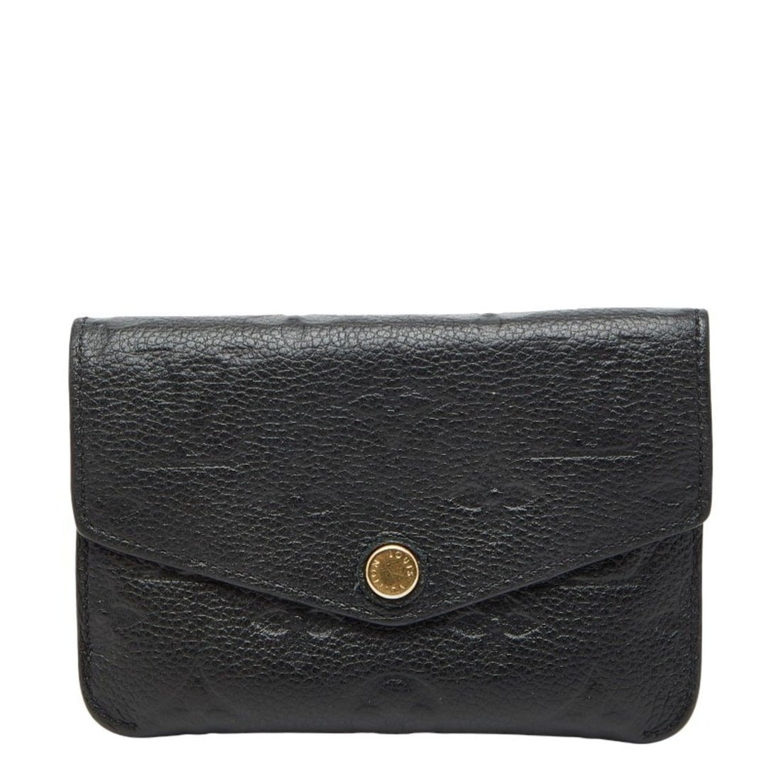 Louis Vuitton Monogram Empreinte Pochette Clé Wallet/Coin Case M60633 Black Leather Women's LOUIS: --- Catalog ---Category: SizeSize (HxWxD): 9cm x 13cm x 1cm / 3.54'' x 5.11'' x 0.39''Category: DesignType: PochetteColor: BlackGender: WomenMaterial: Leather Category: GeneralLine: Monogram Empreinte