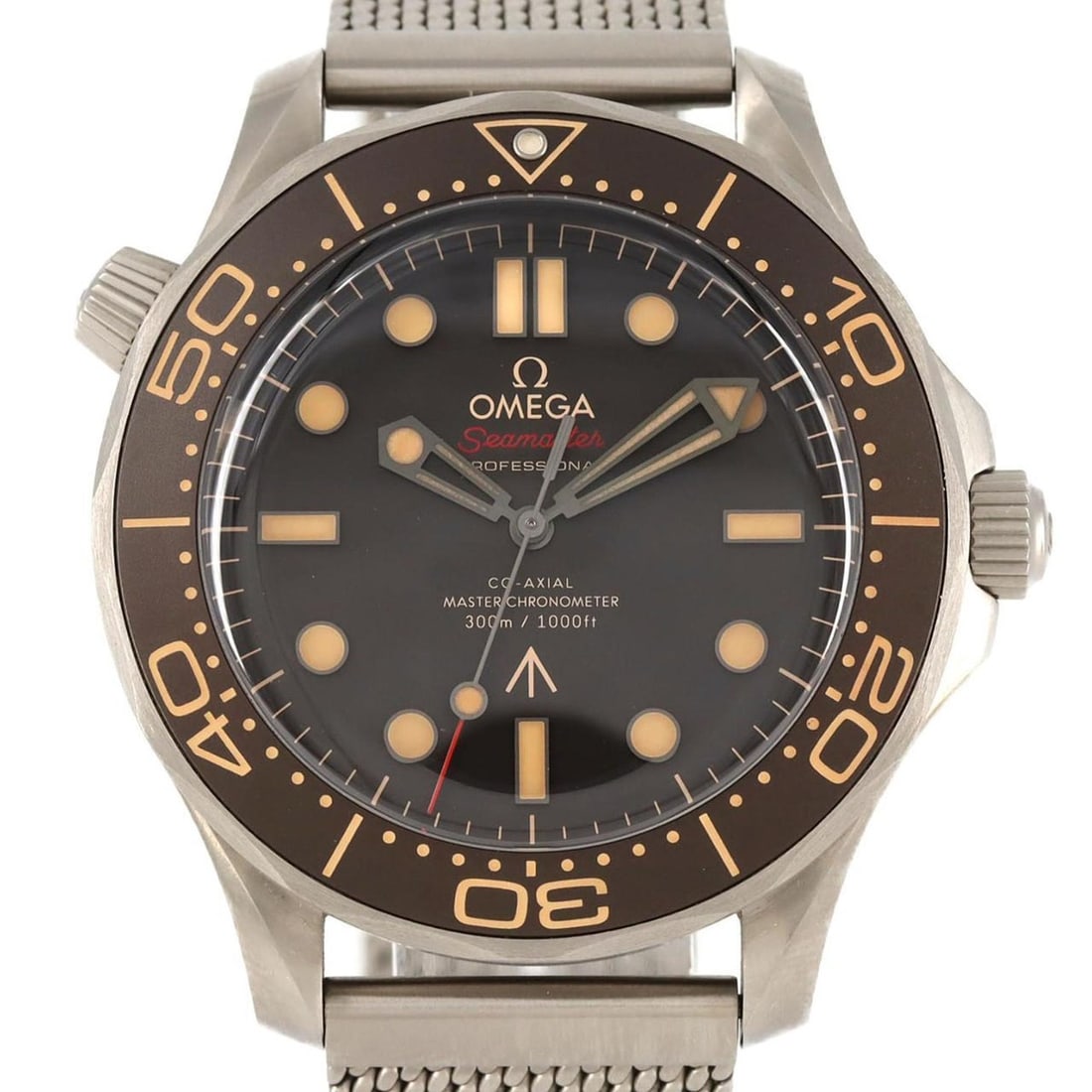 Omega Seamaster Diver 300M 007 Edition TI 210.90.42.20.01.001 Automatic Watch: --- Catalog ---Category: SizeCase Diameter: 42mm / 1.65''Category: DesignType: WristwatchGender: MenColor (Dial): BrownMaterial (Band): TitaniumMaterial (Case): TitaniumCategory: GeneralMPN: 210.90.42