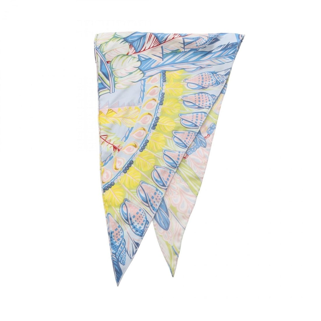 Hermes Hermès Danse Pacifique Lozange Nano Silk Scarf for Women in Multicolor Blue: --- Catalog ---Category: SizeSize (LxW): 78.5cm x 25.5cm / 30.9'' x 10.03''Category: DesignType: ScarfColor: Blue, Multi-colorGender: WomenMaterial: Silk Category: GeneralBrand: Hermes--- Item List --