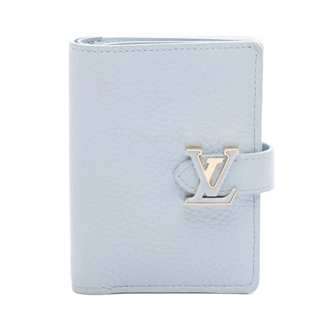 Louis Vuitton LV Vertical Wallet, Compact Bifold Leather, Women's, Blue, Blue Olympus, M83572: --- Catalog ---Category: SizeSize (HxWxD): 12cm x 8.5cm x 1cm / 4.72'' x 3.34'' x 0.39''Category: DesignType: Wallet (bi-fold)Color: BlueGender: WomenMaterial: Leather Category: GeneralMPN: M83572Bran