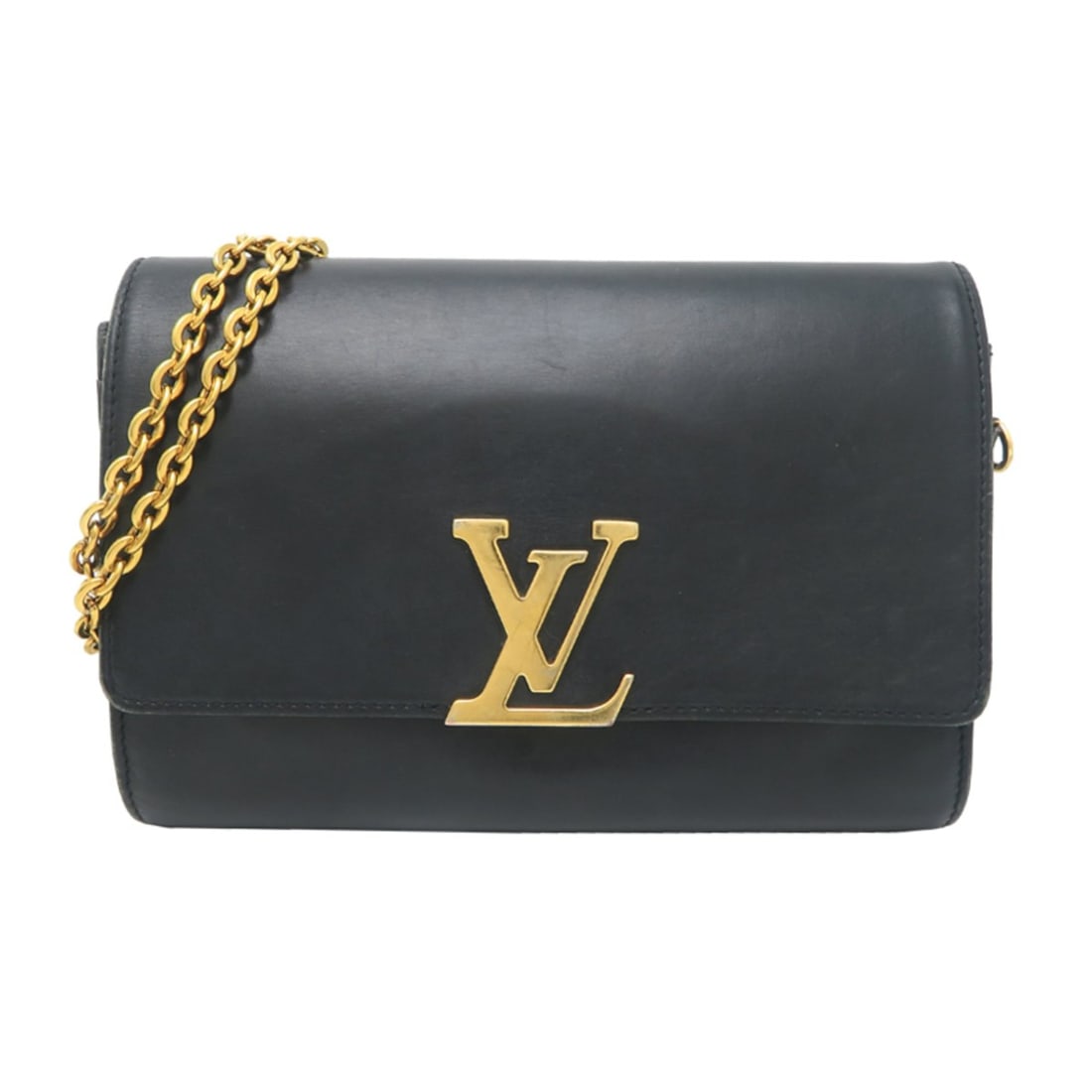 Louis Vuitton Pochette Louise MM Women's Shoulder Bag M94335 (Discontinued) Black Calfskin: --- Catalog ---Category: SizeSize (HxWxD): 16cm x 24cm x 4cm / 6.29'' x 9.44'' x 1.57''Category: DesignType: Pochette, Shoulder bagColor: BlackGender: WomenMaterial: Leather Leather/Fur Type: Calf lea