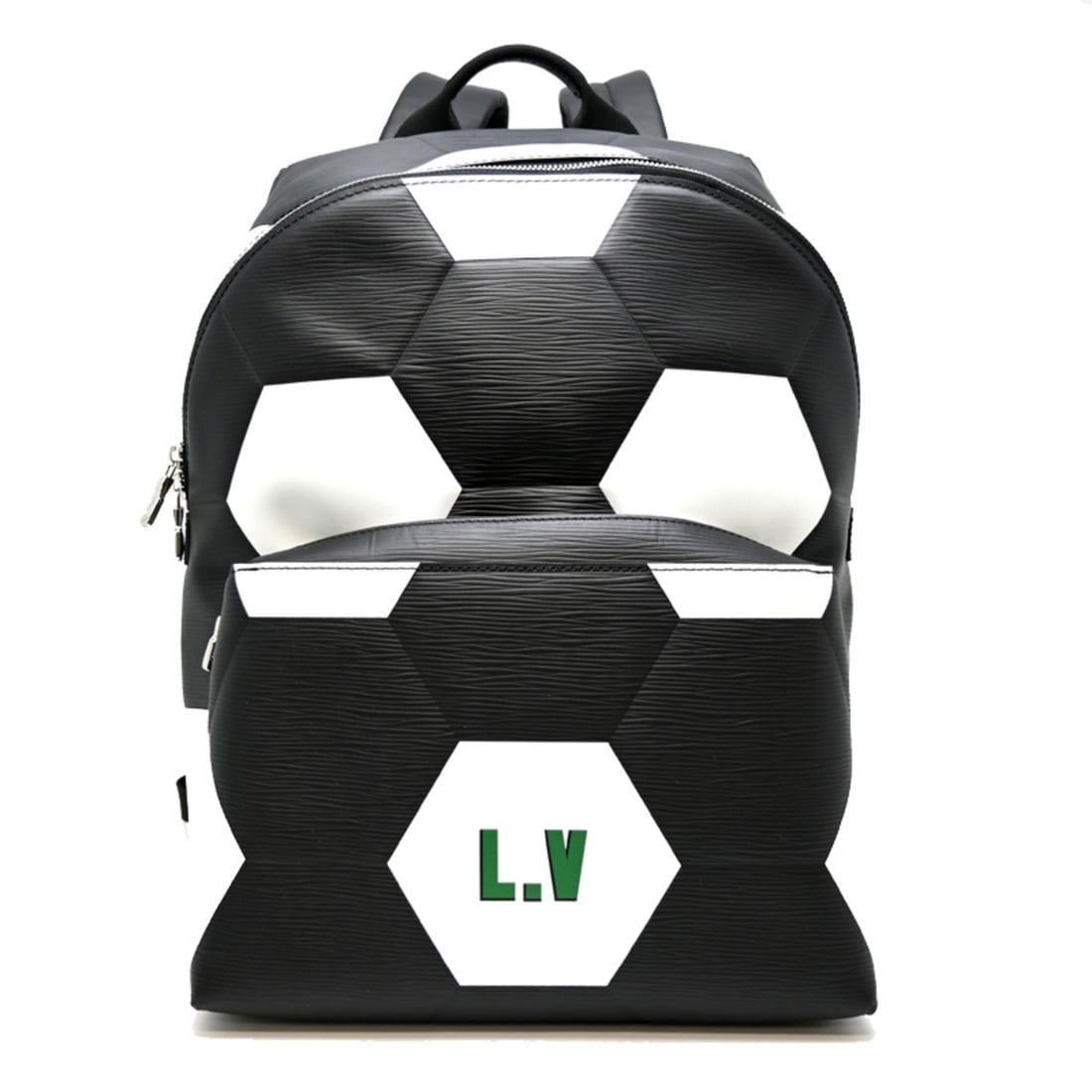 Louis Vuitton Apollo Backpack, Women's/Men's Backpack/Daypack M52186 (Discontinued), Epi Leather,: --- Catalog ---Category: SizeSize (HxWxD): 38.5cm x 29.5cm x 16.5cm / 15.15'' x 11.61'' x 6.49''Category: DesignType: BackpackColor: Black, WhiteGender: Men,WomenMaterial: Epi leather Category: Genera