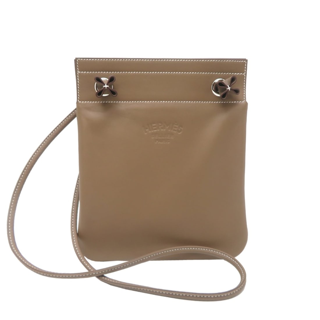 Hermes Hermès Aline Mini B-stamped 2023 Women's Shoulder Bag in Swift Etoupe (Gray): --- Catalog ---Category: SizeSize (HxWxD): 23cm x 19cm / 9.05'' x 7.48''Category: DesignType: Shoulder bagColor: Etoupe grayGender: WomenMaterial: Swift leather Category: GeneralBrand: HermesCountry o