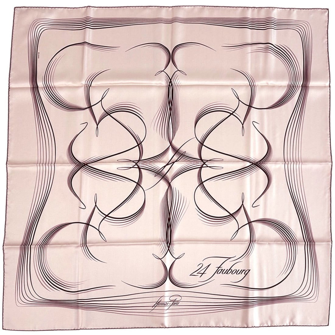 Hermes Hermès Carré 90 Scarf, Size 24, Faubourg, Women's, Silk, Pink, Large, Excellent Condition: --- Catalog ---Category: SizeSize (LxW): 90cm x 90cm / 35.43'' x 35.43''Category: DesignType: ScarfColor: PinkGender: WomenMaterial: Silk Category: GeneralBrand: HermesCountry of Origin: France--- Ite