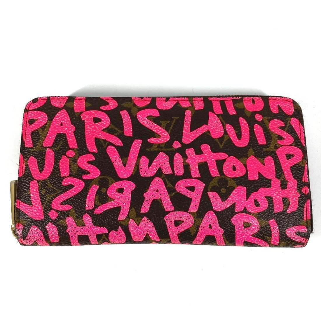 LOUIS VUITTON M93710 Monogram Graffiti Zippy Wallet, Long Wallet with Round Zipper, Canvas, Women's,: --- Catalog ---Category: SizeSize (HxWxD): 10cm x 19cm / 3.93'' x 7.48''Category: DesignType: Long wallet (bi-fold)Color: Fuchsia pinkGender: WomenMaterial: Monogram Graffiti Category: GeneralLine: Mo