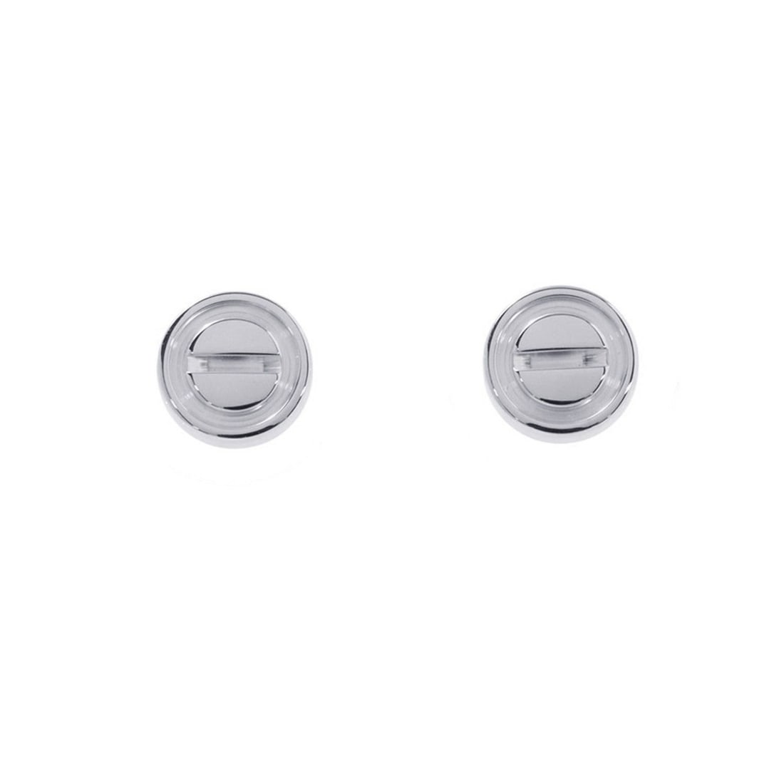 Cartier Love stud earrings in 18K white gold (B8301256): --- Catalog ---Category: DesignType: Stud earringsGender: Women,MenMaterial: White gold (18K)Category: GeneralMPN: B8301256Brand: Cartier--- Item List ---Section: ConditionRanking: Rank S Used - Mint