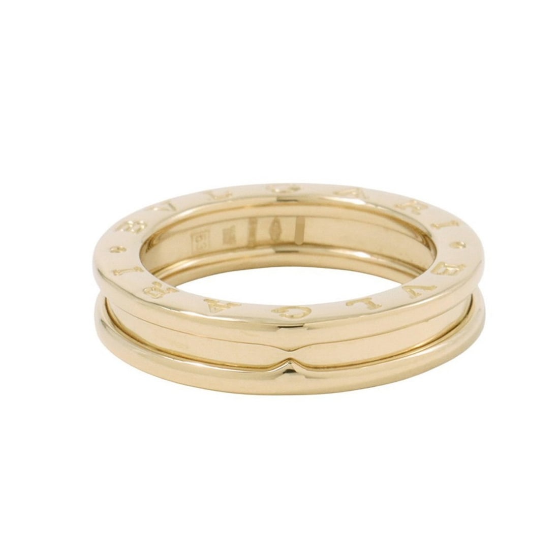 BVLGARI B-zero1 Ring, 1-Band, 18K Yellow Gold, Size 53: --- Catalog ---Category: SizeUS Size: 6.5Brand Size: 53Category: DesignType: Band ringColor: YellowGender: Women,MenMaterial: Yellow gold (18K)Category: GeneralBrand: BvlgariCountry of Origin: Italy--