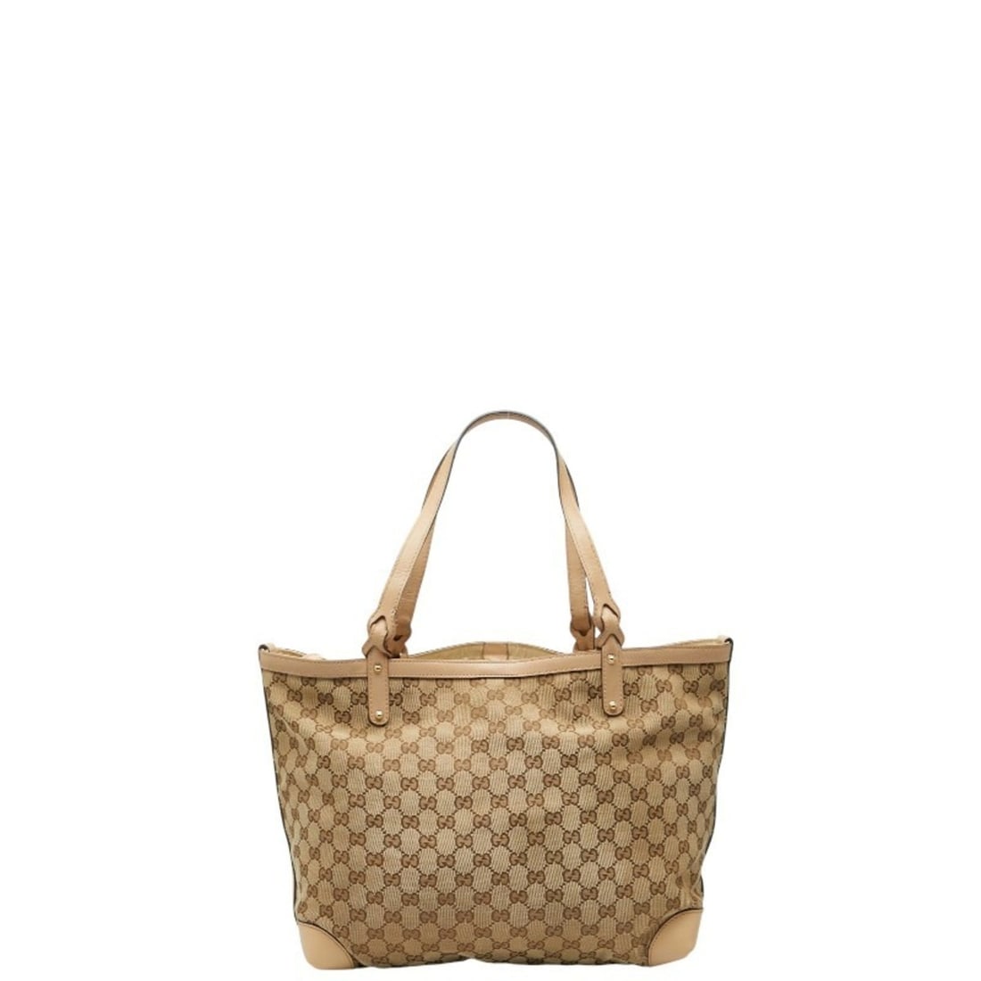 Gucci GG Canvas Tote Bag 247209 Beige Brown Leather Women's GUCCI: --- Catalog ---Category: SizeHandle Drop: 21.50cm / 8.46''Size (HxWxD): 27cm x 32.5cm x 15.5cm / 10.62'' x 12.79'' x 6.1''Category: DesignType: Tote bagColor: Beige brownGender: WomenClosure: HookMate