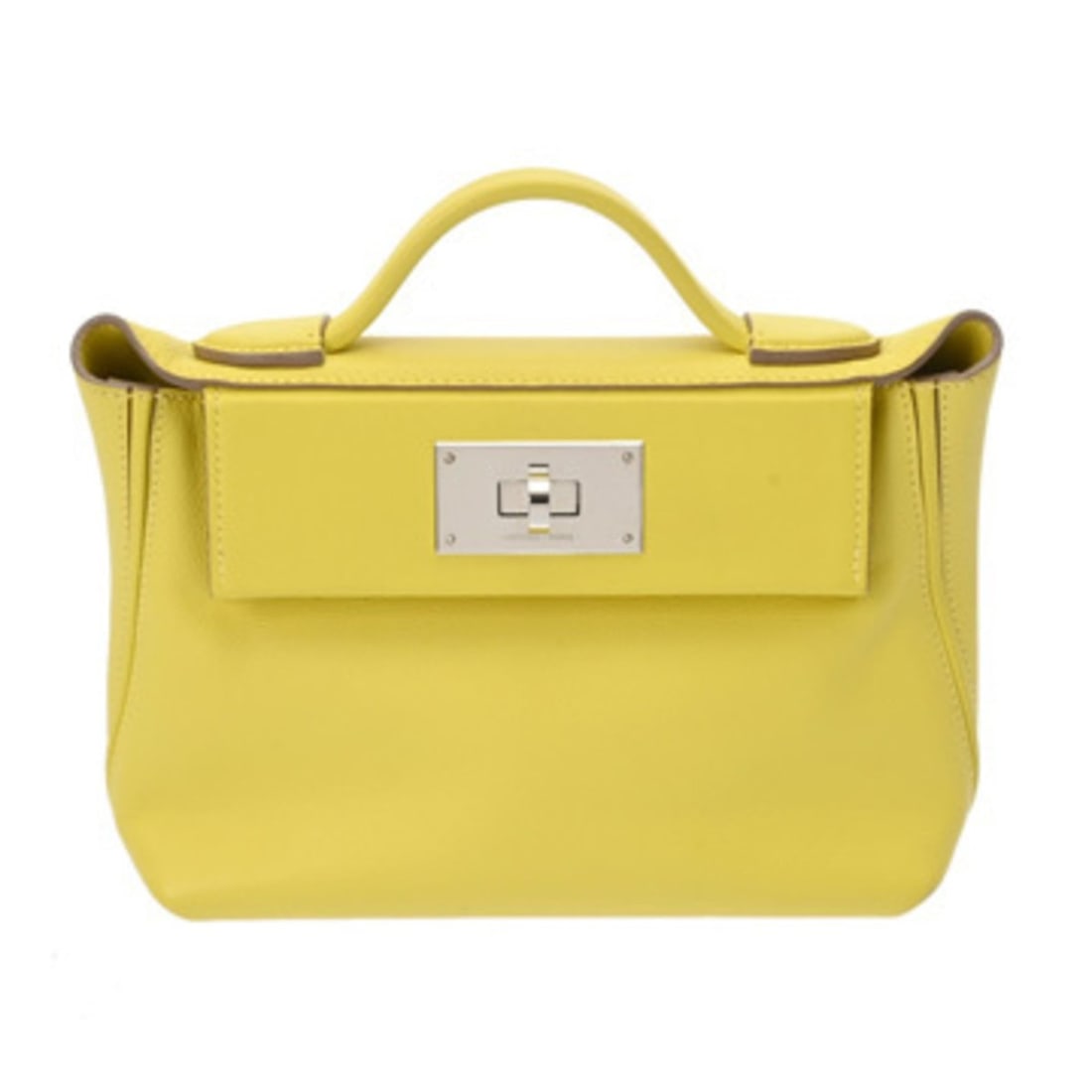 HERMES Vinquatre Mini 21 Lime U Stamp (circa 2022) Women's Evercolor Swift Handbag, AB Rank,: --- Catalog ---Category: SizeSize (HxWxD): 16cm x 21cm x 10.5cm / 6.29'' x 8.26'' x 4.13''Strap Length: 143cm / 56.29''Category: DesignType: HandbagColor: LimeGender: WomenMaterial: Swift leather Cate