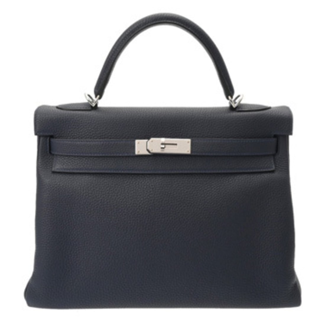 HERMES Kelly 32, 2-Way, Inner Stitching, Blue Nuit, Y Stamp (circa 2020), Women's Togo Handbag, Like: --- Catalog ---Category: SizeSize (HxWxD): 22cm x 32cm x 12cm / 8.66'' x 12.59'' x 4.72''Strap Length: 90cm / 35.43''Category: DesignType: HandbagColor: Blue nuitGender: WomenMaterial: Togo leather Ca