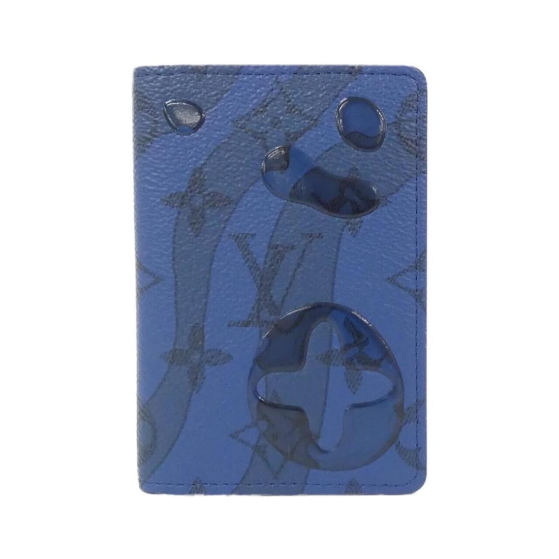 Louis Vuitton Monogram Aqua Garden Organizer de Poche M82308 Business Card Holder/Card Case: --- Catalog ---Category: DesignType: Card caseColor: Blue, MonogramGender: MenMaterial: Monogram , Coated canvas Category: GeneralMPN: M82308Brand: Louis VuittonCategory: Physical PropertiesSize (HxWx