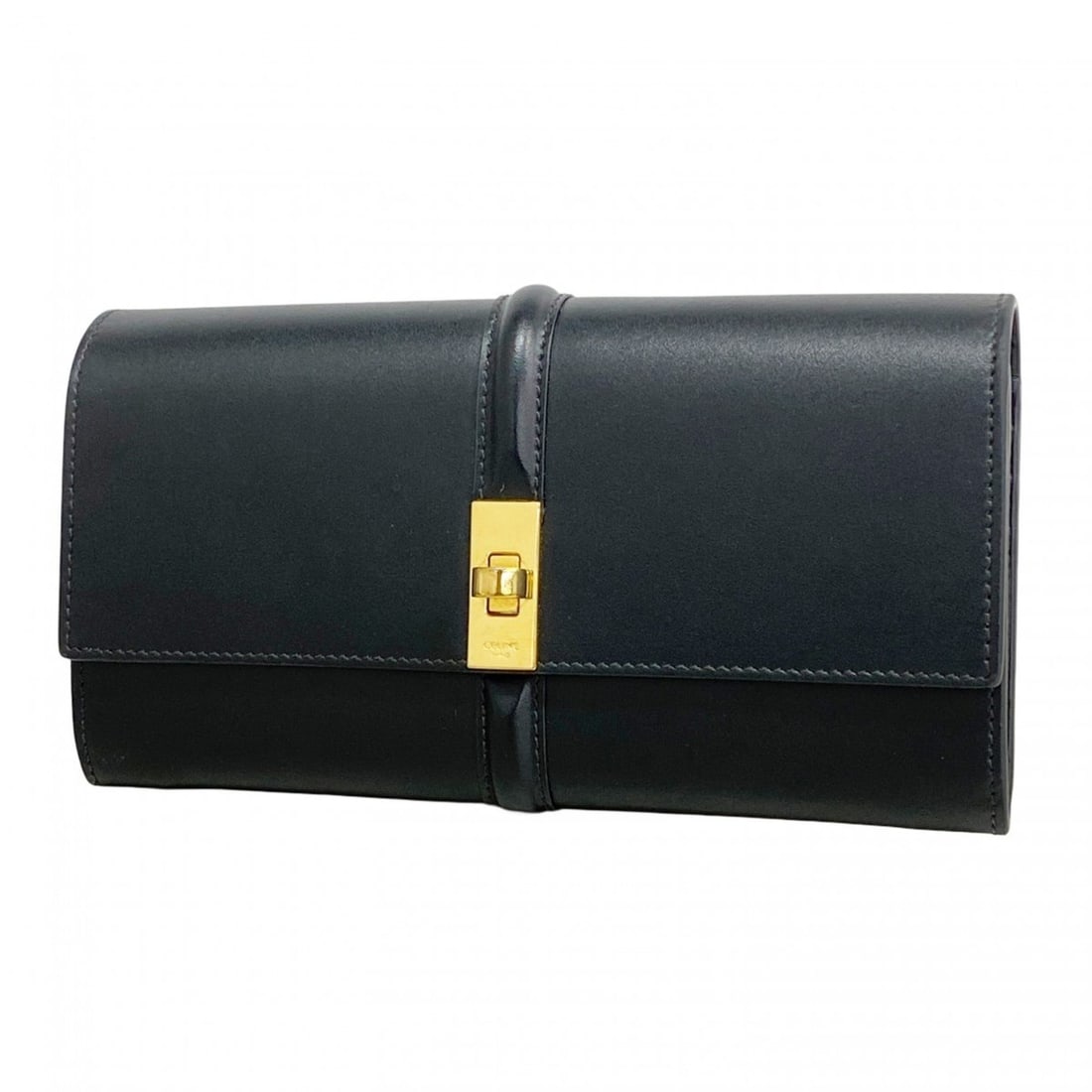 Celine long wallet, leather, black, women's: --- Catalog ---Category: SizeSize (HxWxD): 10.5cm x 19cm x 3cm / 4.13'' x 7.48'' x 1.18''Category: DesignType: Long wallet (bi-fold)Color: BlackGender: WomenMaterial: Leather Category: GeneralBrand: C