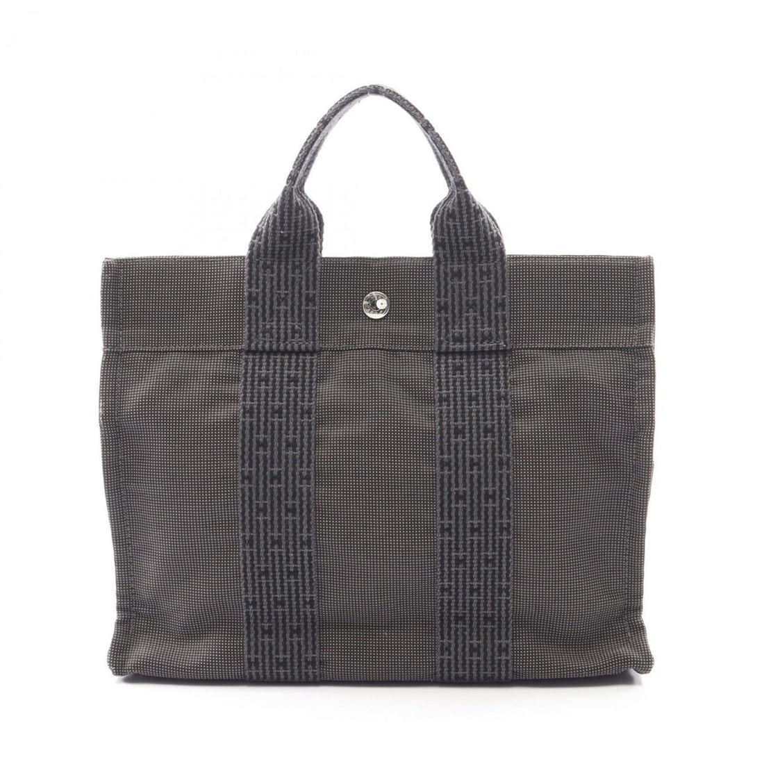 Hermes Hermès Air Line PM Tote Bag, Canvas/Nylon Canvas, Women's, Gray: --- Catalog ---Category: SizeSize (HxWxD): 23cm x 30cm x 8cm / 9.05'' x 11.81'' x 3.14''Category: DesignType: Tote bagColor: GrayGender: WomenMaterial: Nylon canvas Category: GeneralBrand: Hermes--- I