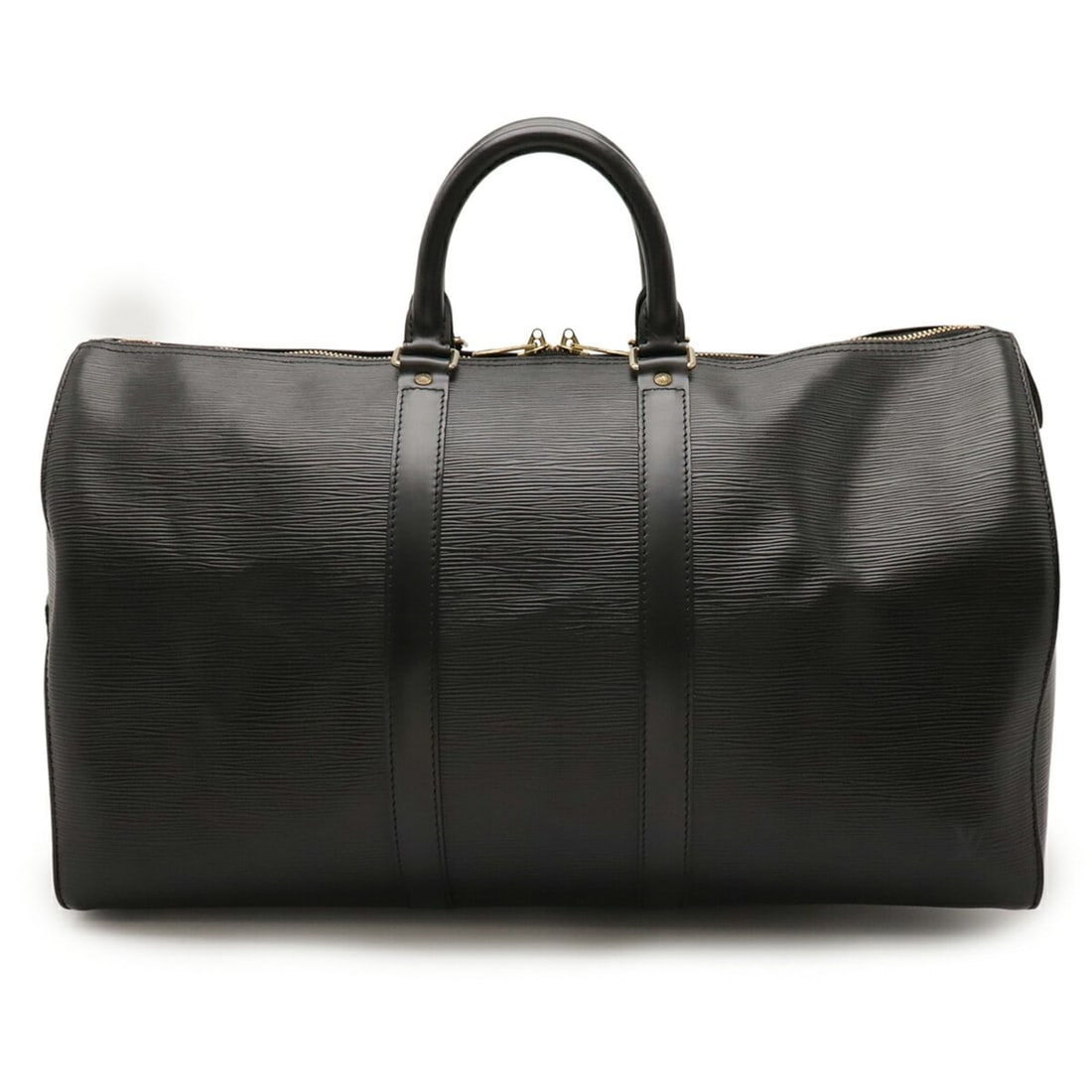 LOUIS VUITTON Epi Leather Keepall 45 Boston Bag/Travel Bag in Black (M59062): --- Catalog ---Category: SizeSize (HxWxD): 28cm x 47cm x 20.5cm / 11.02'' x 18.5'' x 8.07''Category: DesignType: Boston bagColor: NoirGender: Women,MenMaterial: Epi leather Category: GeneralBrand: Lou