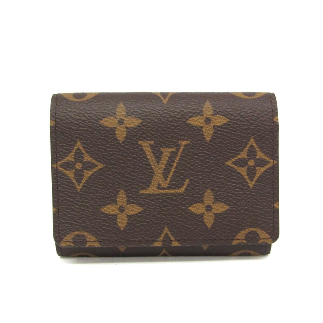 Louis Vuitton Monogram Envelope Business Card Holder M62920 Monogram Business Card Case Brown (1 of 10)
