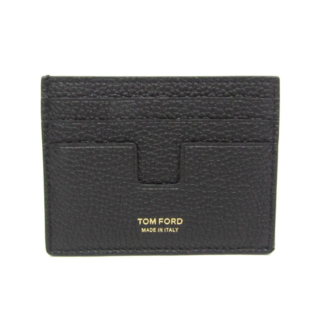 Tom Ford Y0233 Leather Card Case Black: --- Catalog ---Category: DesignType: Card caseColor: BlackGender: Men,WomenMaterial: Leather Outer Pocket: Card slot 6Category: GeneralBrand: Tom FordModel: Y0233Country of Origin: ItalyCategory: Phys