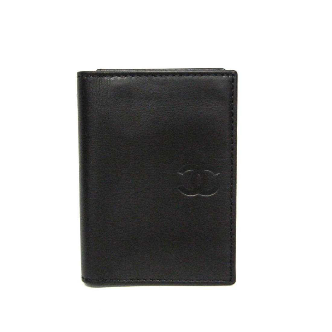 Chanel Coco Mark Leather Card Case Black (1 of 15)