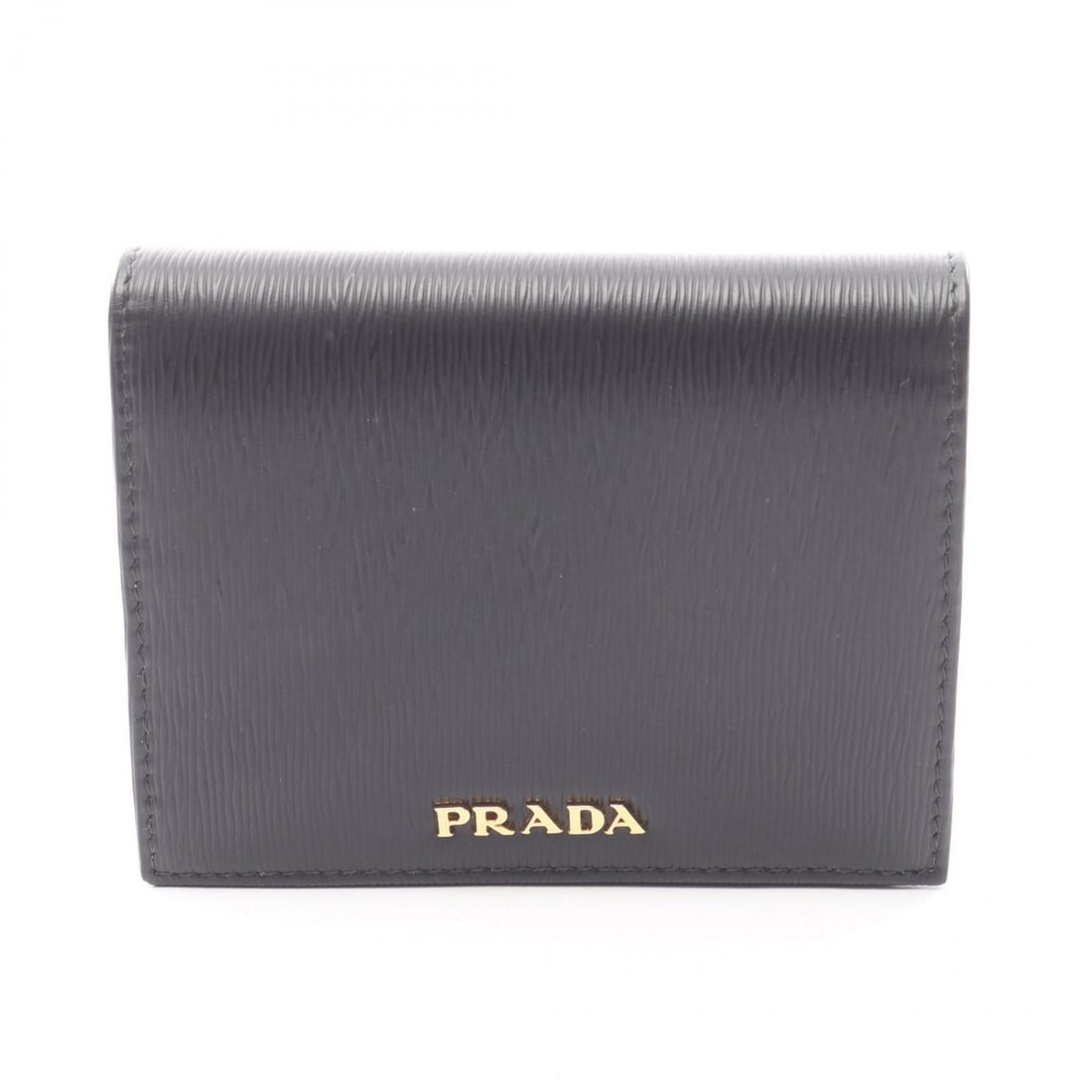 Prada VITELLO MOVE Bifold Wallet, Leather, Women's, Black, 1MV204: --- Catalog ---Category: SizeSize (HxWxD): 9cm x 11cm x 2cm / 3.54'' x 4.33'' x 0.78''Category: DesignType: Wallet (bi-fold)Color: Black, Vitello MoveGender: WomenMaterial: Leather Category: GeneralMP