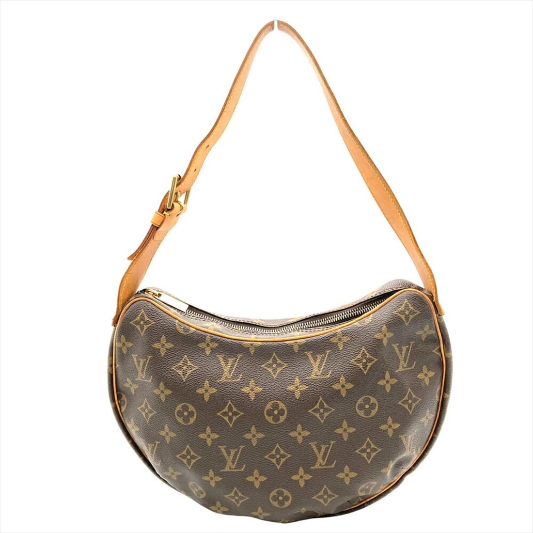 Louis Vuitton Croissant MM Shoulder Bag in Monogram Canvas (M51512, Brown, TH0023) for Women: --- Catalog ---Category: SizeStrap Drop: 25cm / 9.84''Size (HxWxD): 20cm x 30cm x 2cm / 7.87'' x 11.81'' x 0.78''Category: DesignType: Shoulder bagColor: BrownGender: WomenMaterial: Monogram Hardware