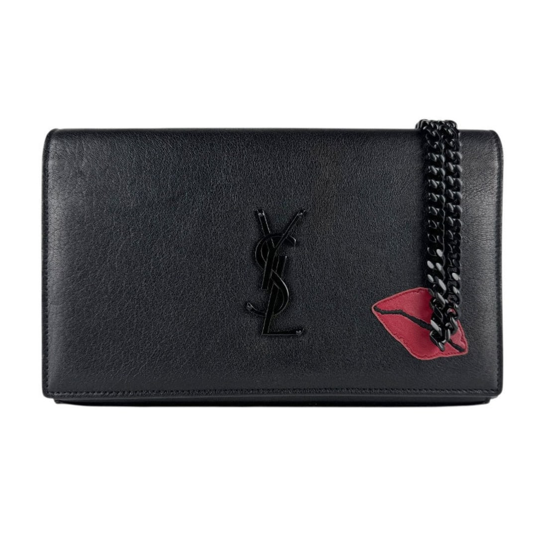 Saint Laurent Women's Black Leather Chain Wallet z8212: --- Catalog ---Category: SizeSize (HxWxD): 15cm x 22cm x 3cm / 5.9'' x 8.66'' x 1.18''Category: DesignType: Shoulder bagColor: BlackGender: WomenMaterial: Leather Category: GeneralBrand: Saint Laurent